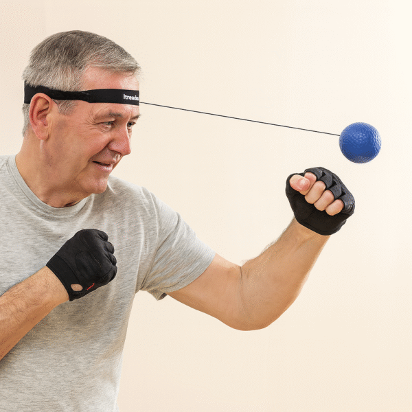 V0103497Conjunto de Bolas de Treino e Reflexos Balxing InnovaGoods Conjunto de Bolas de Treino e Reflexos Balxing InnovaGoods – treino de reflexos e coordenação