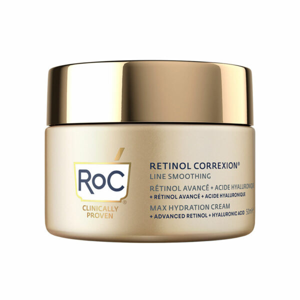 Creme Facial RoC Line Smoothing Retinol 50 ml Creme Antirrugas RoC Line Smoothing Advance Retinol 50 ml – hidratação e rejuvenescimento facial