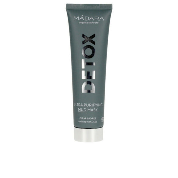 Máscara Facial Mádara Detox 60 ml Máscara facial Mádara Detox 60 ml – carvão vegetal e argila natural para limpeza profunda e pele radiante.