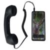 Telefone retro ideal para idosos e chamadas longas Telefone Retro para Telemóvel – Mais Conforto nas Chamadas
