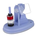 Enfiador de Agulhas Mobiclinic – Azul Enfiador de agulhas Mobiclinic azul com base de apoio e suporte para carrinho de linha